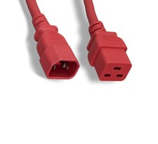 4Ft RED Power Cord for Cisco Catalyst 4500 5500 Switches Jumper Cord PDU UPS picture