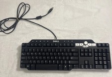 Dell SK-8135/DEL 1 USB Hub Wired  Multimedia Keyboard Check Pics picture