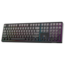 Full Size Mechanical Keyboard Wireless 8000mAh RGB Backlight Sea Salt Silent picture