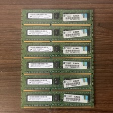 LOT OF 6 MICRON 4GB 2RX8 RAM PC3-10600E-9-11-E0 MT18JSF51272AZ-1G4D1ZF TESTED picture