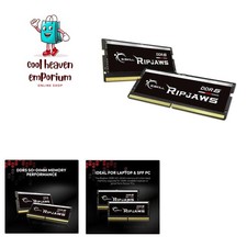 Efficient 32GB DDR5 SO-DIMM Memory Kit by Ripjaws - 5600MT/s CL40 Performance picture