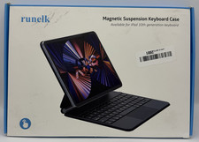 Runelk Magnetic Keyboard Case iPad 10th Gen 10.9” Touchpad Backlit NEW Open Box picture