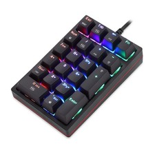 Macro Mechanical Numeric Keypad USB Wired 21 Keys Mini Numpad Portable Keypad... picture