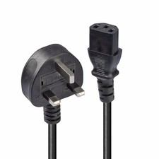 Lindy 5m UK Mains 3 Pin Plug to IEC C13 Power Cable picture