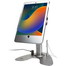 CTA Digital PAD-ASK10 Kiosk Stand Silver w/ Locking Case & Cable for 10.5