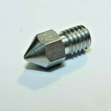 QTY10 STAINLESS STEEL NOZZLE 1.75ID 13L 6MM 0.5 TIP HEX 3D PRINTER USA FREESHIP picture