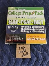 SouthWestern Advantage College Prep Pack KAPLAN ACT SAT TEST PSAT Guides Sealed picture