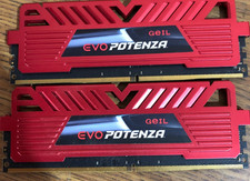 Geil Evo Potenza 8GB PC4-19200 RAM Memory Cards - Lot of 2 - Untested picture