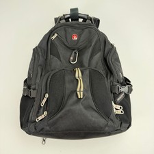 SwissGear 1900 ScanSmart Laptop Backpack Black TSA Friendly Travel Work Bag picture
