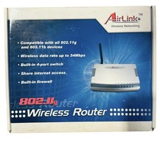 AirLink Wireless Router Networking AR315W + Add-On Adapter Card AWL3025 picture