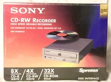 Sony CD-RW CRX140E Recorder EIDE 8x4x32 Internal Drive Windows 95/98/Me/2000 IDE picture