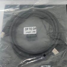 DisplayPort Male to Male Cable 1.8M Black DisplayPort Cable 1:1 Connection picture