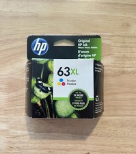 New HP 63 XL Color Ink Cartridge High Yield Genuine OEM Sealed **Exp. Oct 2020** picture