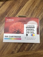 ANKINK Compatible Canon 260XL 261XL Black Color Combo Pack Ink Cartridges 2 PACK picture