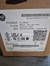 NEW Allen Bradley 25B-V2P5N104 /A Powerflex 525 AC VFD 25BV2P5N104
