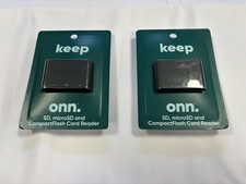 New 2Pack onn.CompactflashSD microSD MiniSD Plug N Play USB/Micro-USB Fast Ship picture