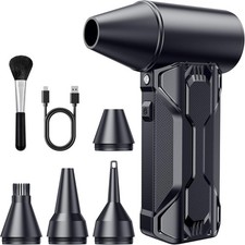Honornic Compressed Air Duster, 110000 RPM High-Speed Electric Air Duster with B picture