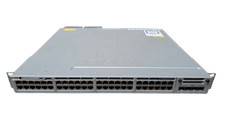 Cisco WS-C3850-48P-L 48 Port Gigabit PoE+ Switch w/ NM-2-10G Network Module picture
