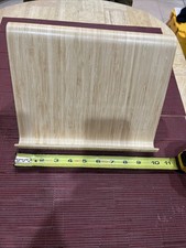 Bamboo STAND Tablet Cookbook Holder Countertop Magazine Pristine picture