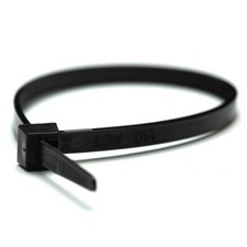 Advanced Cable Ties ACT 7”  Nylon Cable Ties (Black | 100 Pack) 50LB Made in USA picture