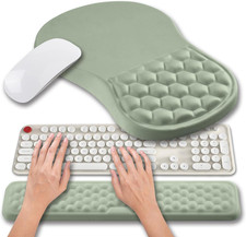 2 in 1 Ergonomic Mouse Pad Wrist Support & Wrist Rest for Computer Keyboard Set, picture