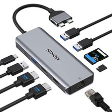 MOKiN 9 IN 2 MacBook Pro Docking Station Dual Monitor  - MODEL MOUC0306 picture