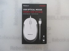Macally Silent Wired Mouse - Slim & Compact USB Mouse for Apple Mac or Windows.. picture