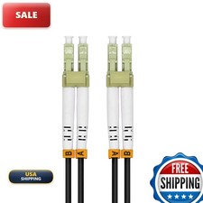 Jeirdus 50M LC LC 10G OM3 Outdoor Armored Duplex 50/125 Fiber Optic Cable picture