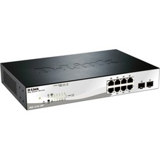 D-Link DGS-1210-10P 10-Port Gigabit Smart+ Switch w/ Fibre Uplinks & 8 PoE Ports picture