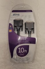 New DVI-D Dual Link Cable Ativa 10ft.DVI-D MALE /DVI-D MALE picture