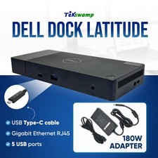 Dell USB-C Dock Station for Latitude 5431 5501 5430 Rugged w/ OEM 180W Adapter picture