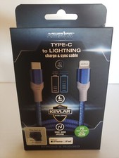 NEW Powerxcel Type C  Lightning charge/sync 4Ft cable Fast Charging IPhone/ Ipad picture