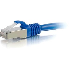 C2G-35ft Cat6a Snagless Shielded (STP) Network Patch Cable - Blue picture