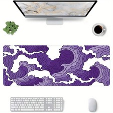 Large XXL Gaming Mouse Pad with Stitched Edges, Full-Size Keyboard Pad, Non-Sl picture