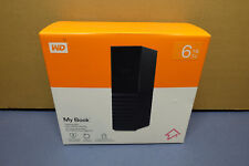 NEW WD My Book 6TB USB 3.0 Desktop Hard Drive WDBBGB0060HBK-NESN Black 