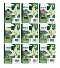 Genuine Ink EPSON Stylus Photo R2400 / T0591 T0592 T0593 -T0599 INK Cartridge picture