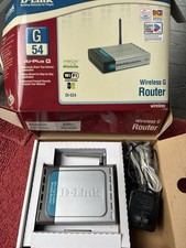 D-Link DI-524 AirPlus G 54 802.11g 2.4GHz Wireless Router, Firewall New & Sealed picture