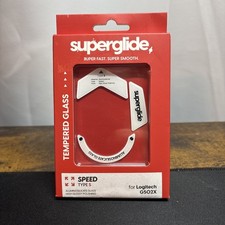 Superglide Glass Mouse Skates for Logitech G502X Type S Speed Logi L5XSGW White picture