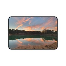 Serene Sunset Desk Mat - Office Decor, Gaming, Gift, Home Office, Ergonomic picture