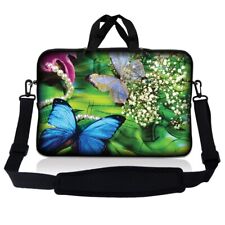 10 Inch Tablet Laptop Sleeve Bag Carry Case Pouch w/ Shoulder Strap Butterfly picture