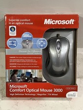 Microsoft Comfort Optical Mouse 3000 Magnifier Tilt Wheel Model 1043 PC Mac NEW picture