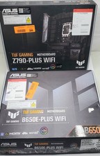 ASUS TUFF GAMING Z790-PLUS + B650E-PLUS WIFI.  BENT PINS, UNTESTED. picture