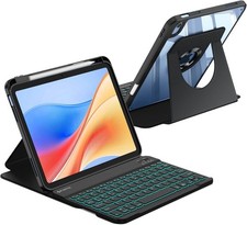 Rotating Keyboard Case for iPad (A16) 11th Gen 11-inch Clear Hard Back Cover picture