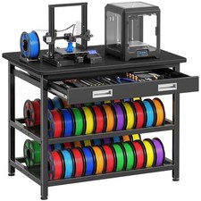 3D Printer Stand with Filament Storage - Heavy Duty 3D Printer Table with Met... picture