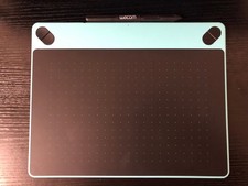 Wacom Intuos Comic Pen and Touch Graphic Drawing Tablet CTH-690 Blue picture