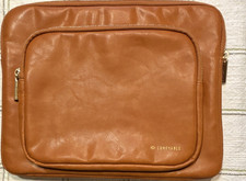 Comfyable Faux Leather Tablet Sleeve – Cognac Brown – iPad / iPad Pro / Surface picture