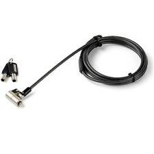 StarTech LTULOCKKEY 6.5Ft Laptop Cable Keyed Lock Steel Security Cable K-Slot picture