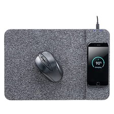 Allsop Powertrack Wireless Charging Mouse Pad, 13 x 8.75, Gray picture