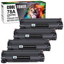 4PK CE278A Toner For HP 78A Black LaserJet Pro P1606dn M1536dnf MFP P1600 P1566 picture