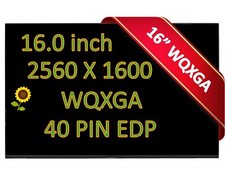 16.0'' For Lenovo 5M11H26854 60HZ WQXGA LED LCD Screen 40 Pin Laptop Display New picture